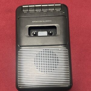 Portable Cassette Recorder - Black
